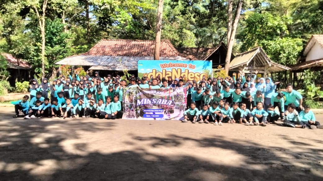 Cara Seru Siswa kelas 5 MIN 1 Bantul 'Recharge' Energi di Kulon Progo