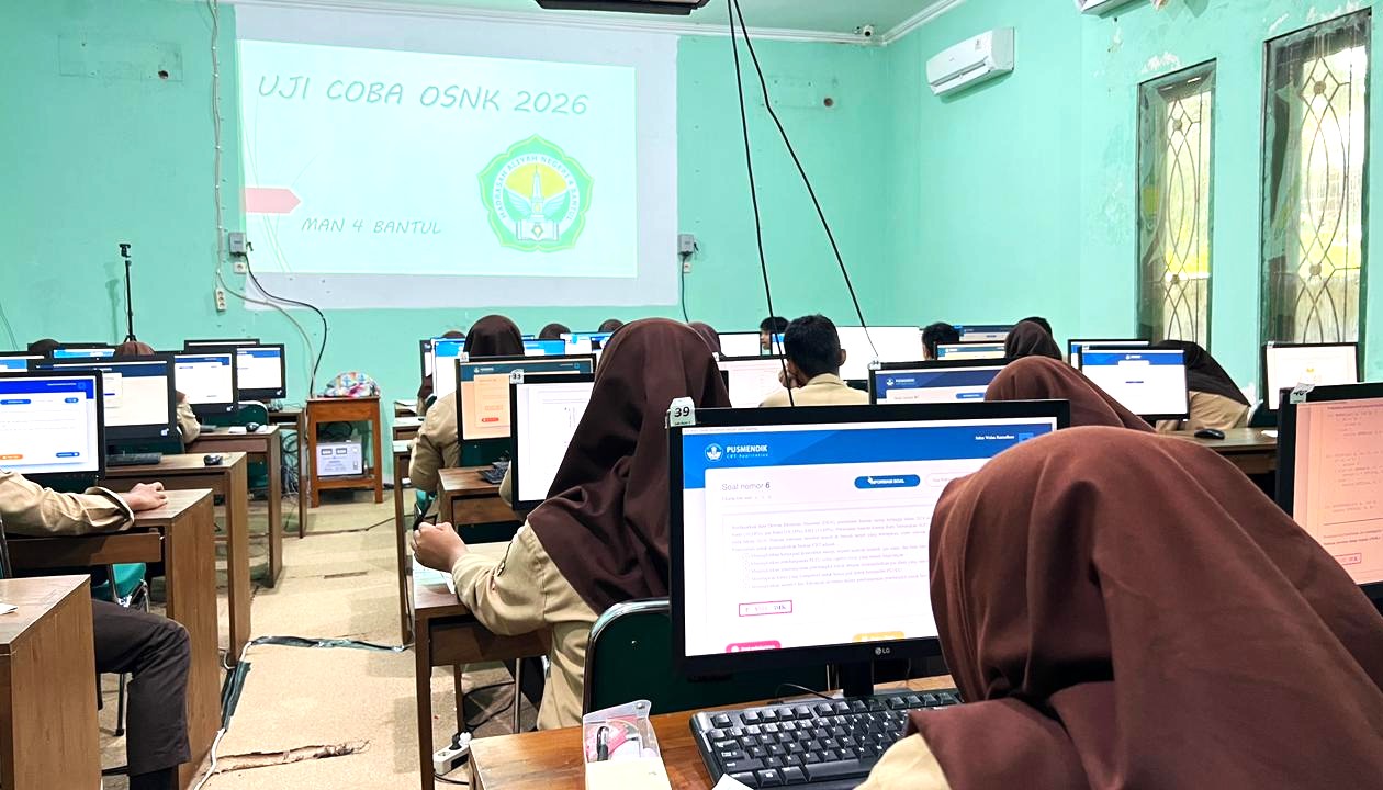 Siapkan Delegasi Terbaik, MAN 4 Bantul Perkuat Kompetensi Siswa Melalui Simulasi OSN 2026