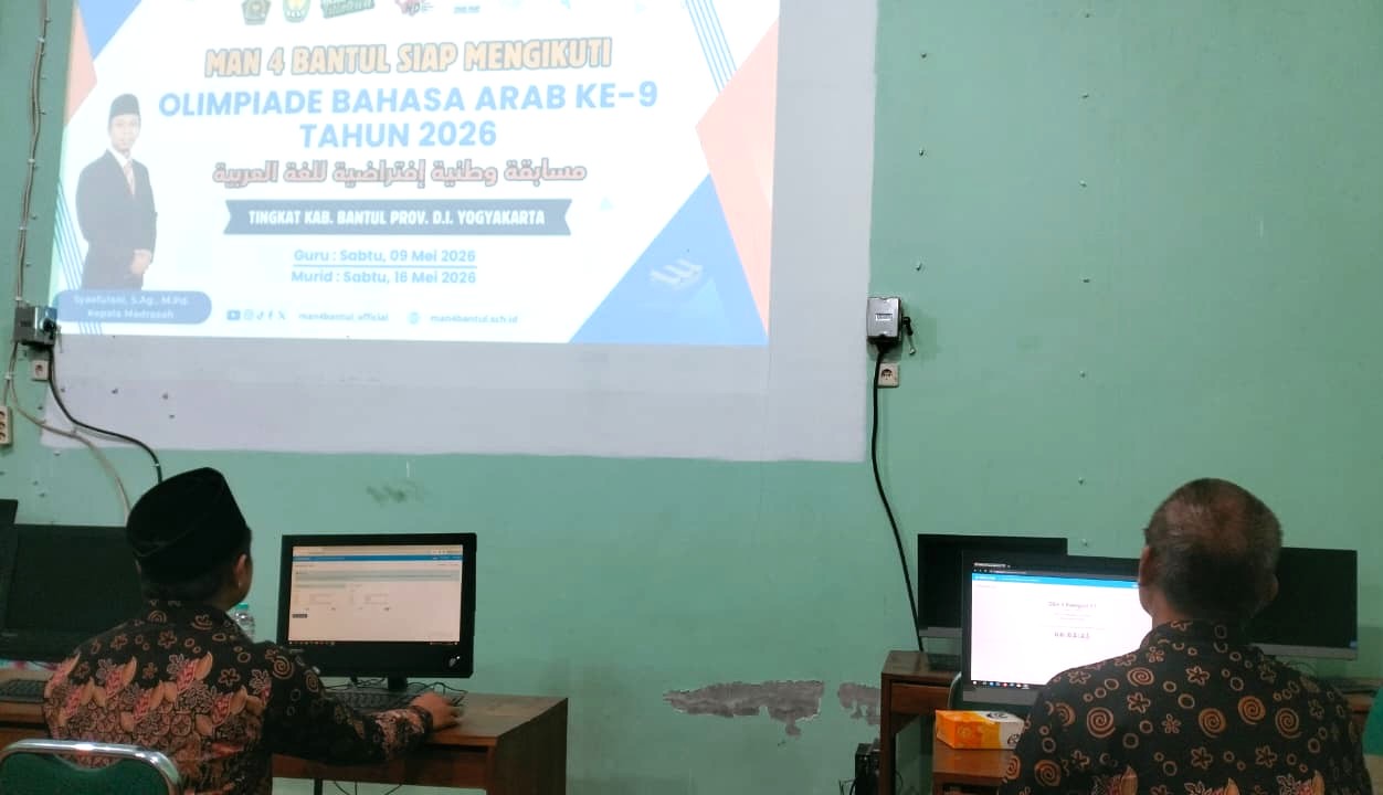 Aksi Nyata Guru MAN 4 Bantul dalam Olimpiade Bahasa Arab Nasional