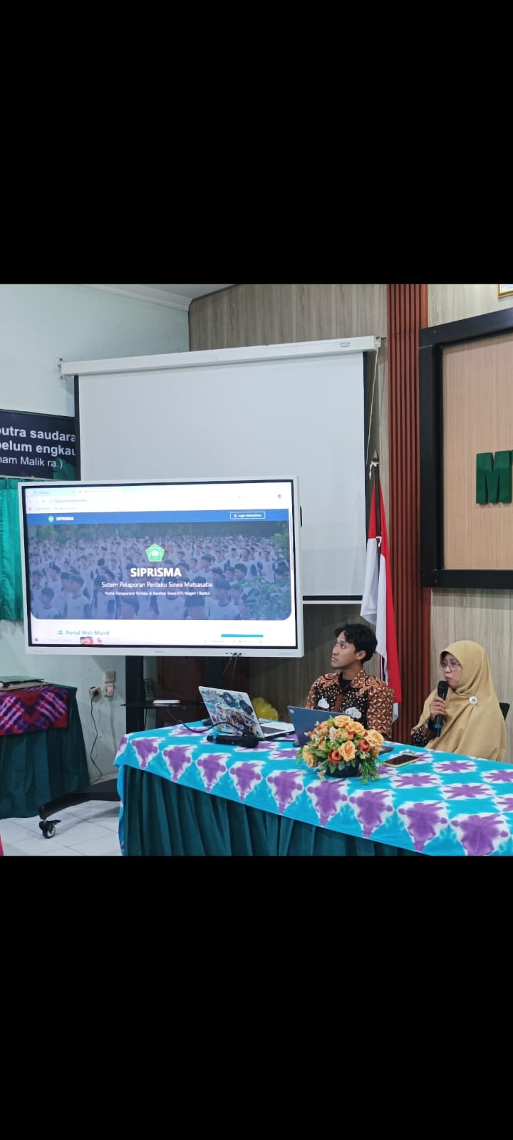 MTsN 1 Bantul Sosialisasikan Aplikasi SIPRISMA