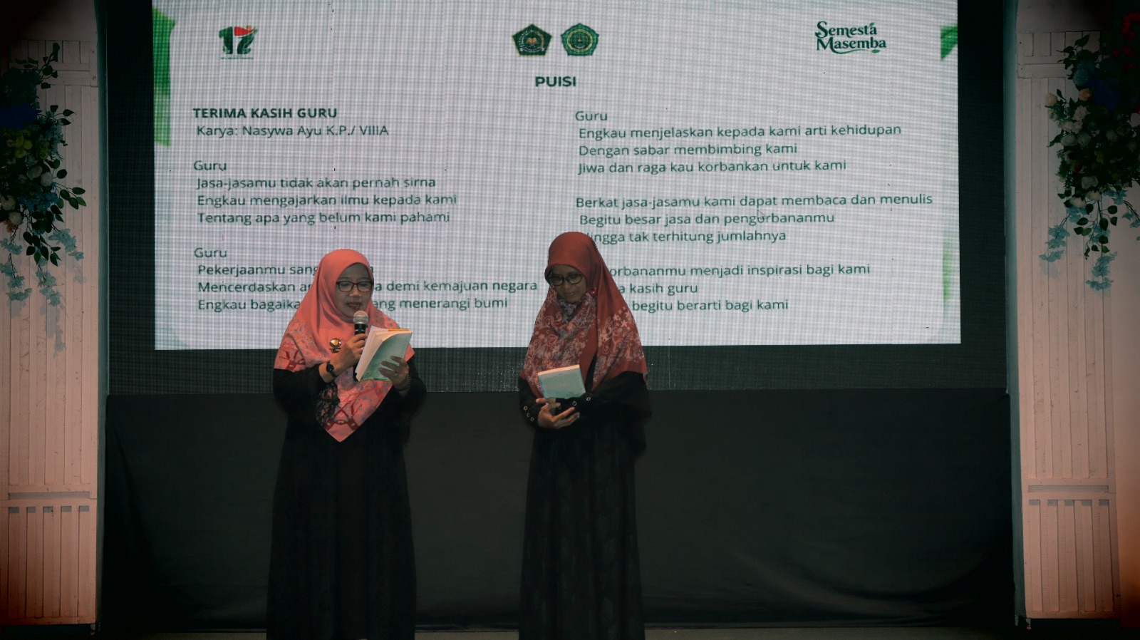 Launching Buku RUMI Warnai Puncak Semesta Masemba dan Wisuda Tahfidz MTsN 9 Bantul