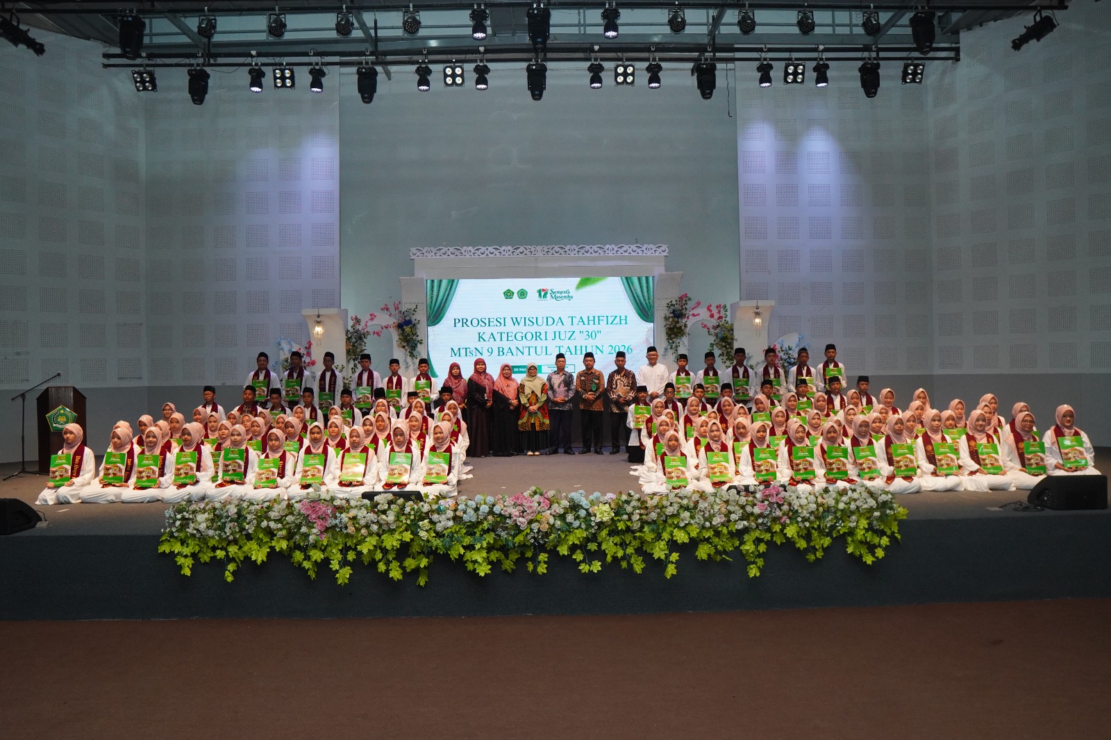 Penuh Khidmat, Wisuda Tahfidz Juz 30 Sejumlah 107 Siswa MTsN 9 Bantul Digelar di TBEG