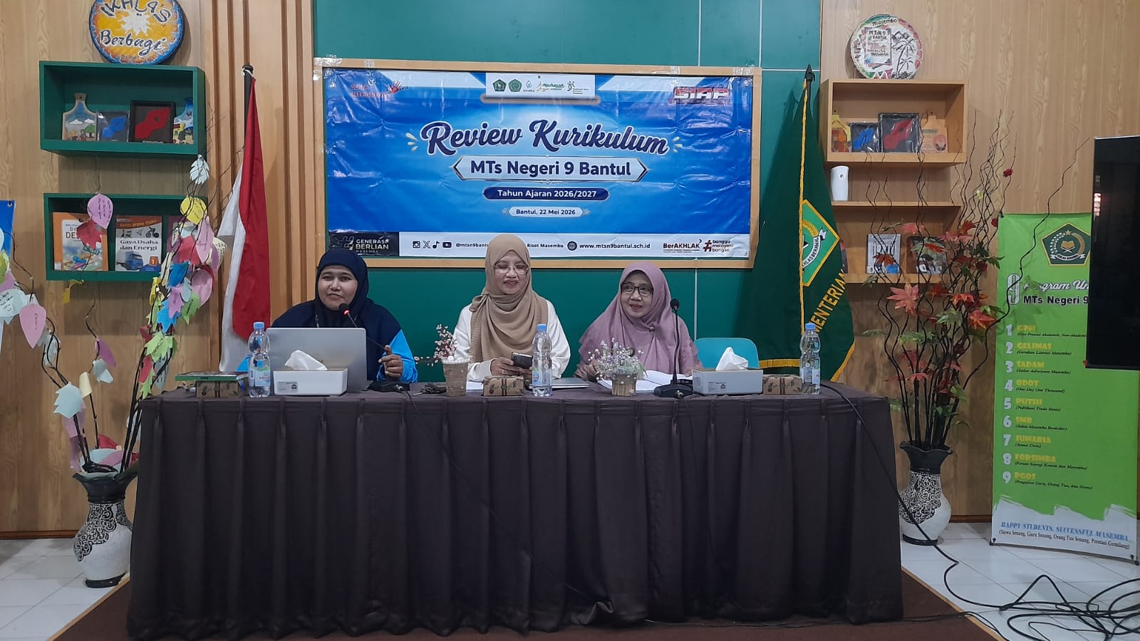 Langkah Konkret Pendidikan Karakter, MTsN 9 Bantul Matangkan KBC Jelang Uji Publik
