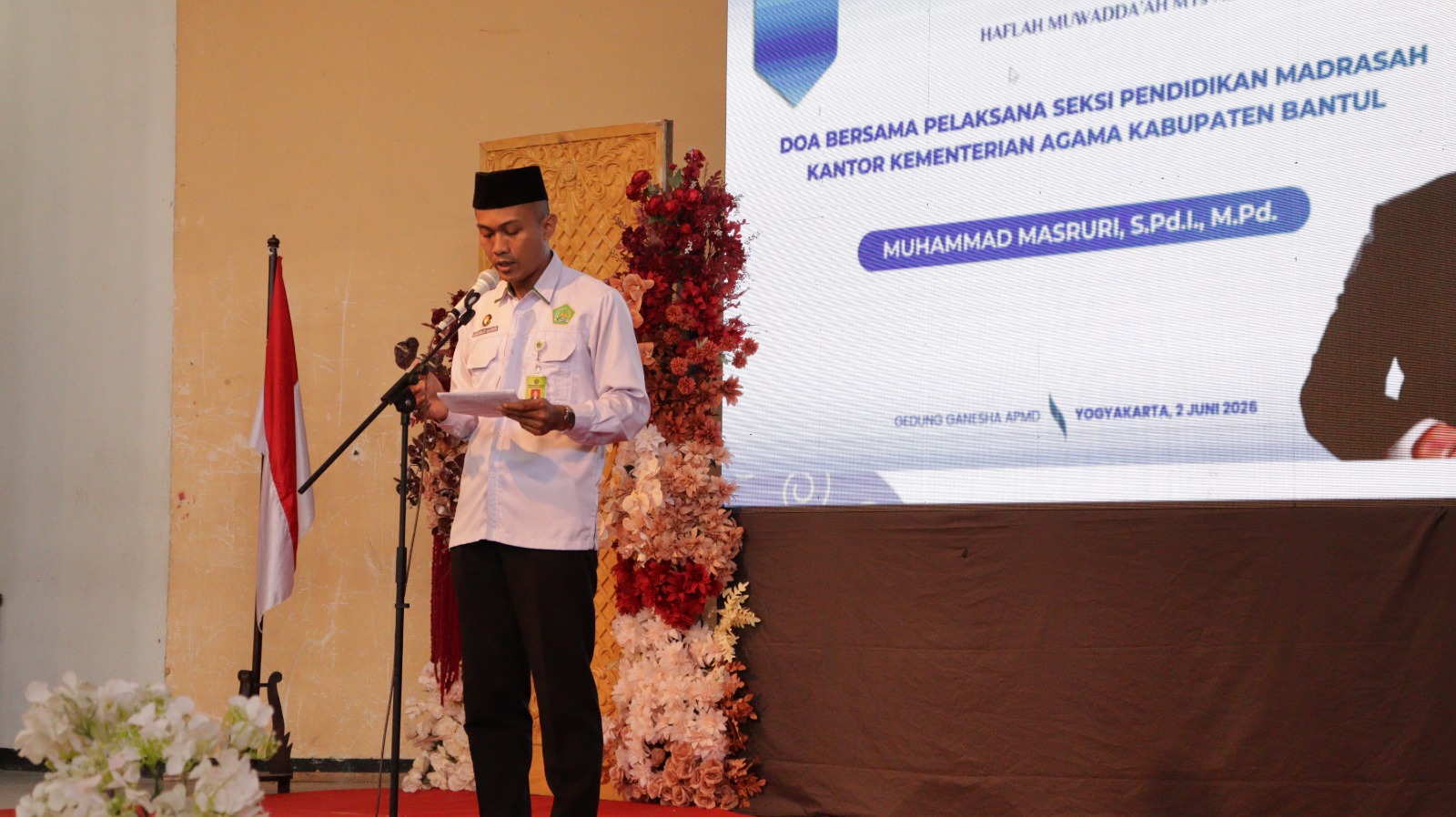 Doa Bersama Warnai Haflah Muwada’ah MTsN 9 Bantul Tahun Ajaran 2025/2026
