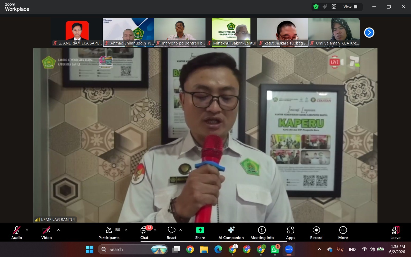 Kepala dan Guru MTsN 9 Bantul Ikuti PSMP Bulan Juni 2026