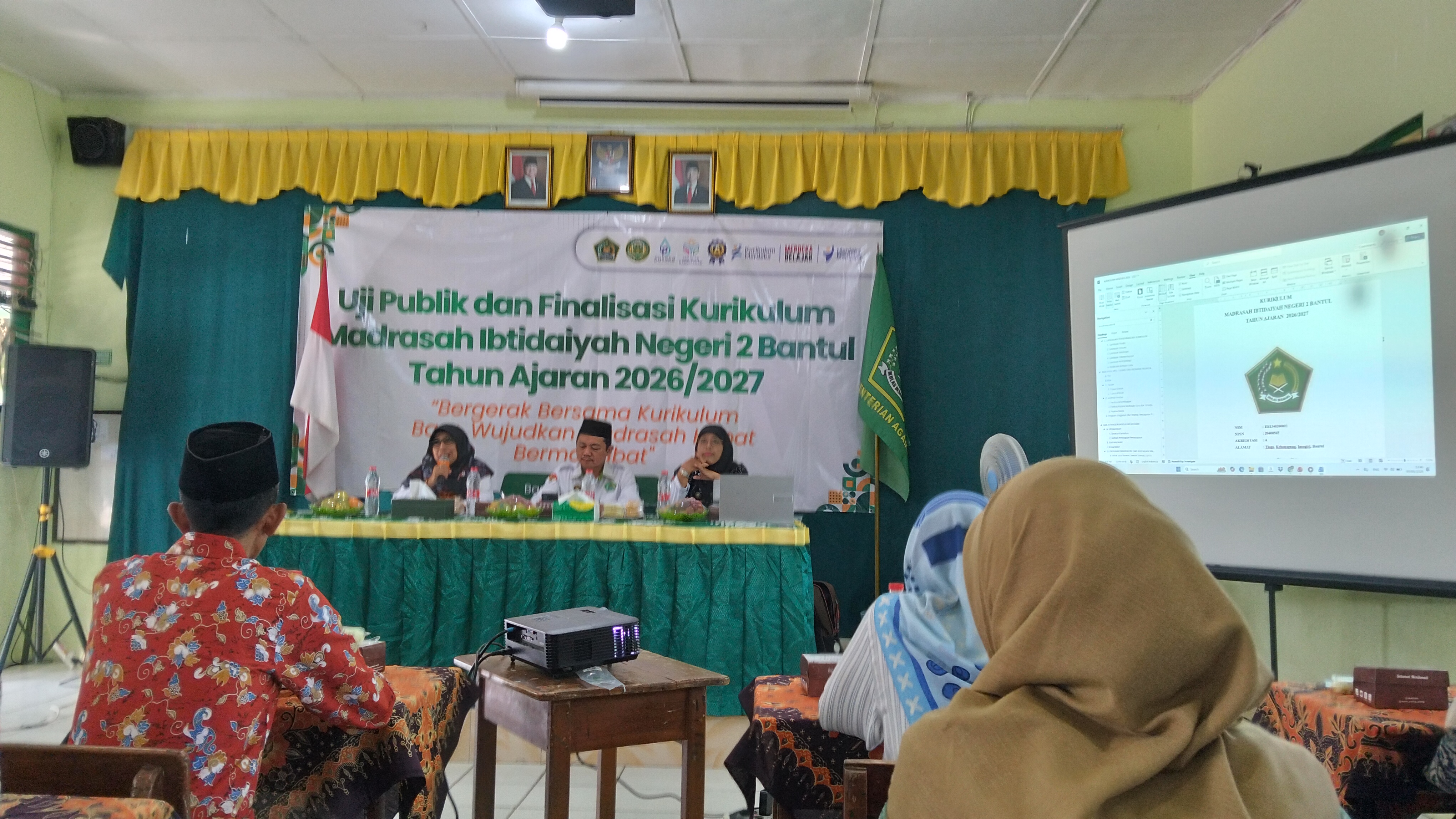Uji Publik Kurikulum 2026/2027, MIN 2 Bantul Perkuat Karakter dan Literasi Digital