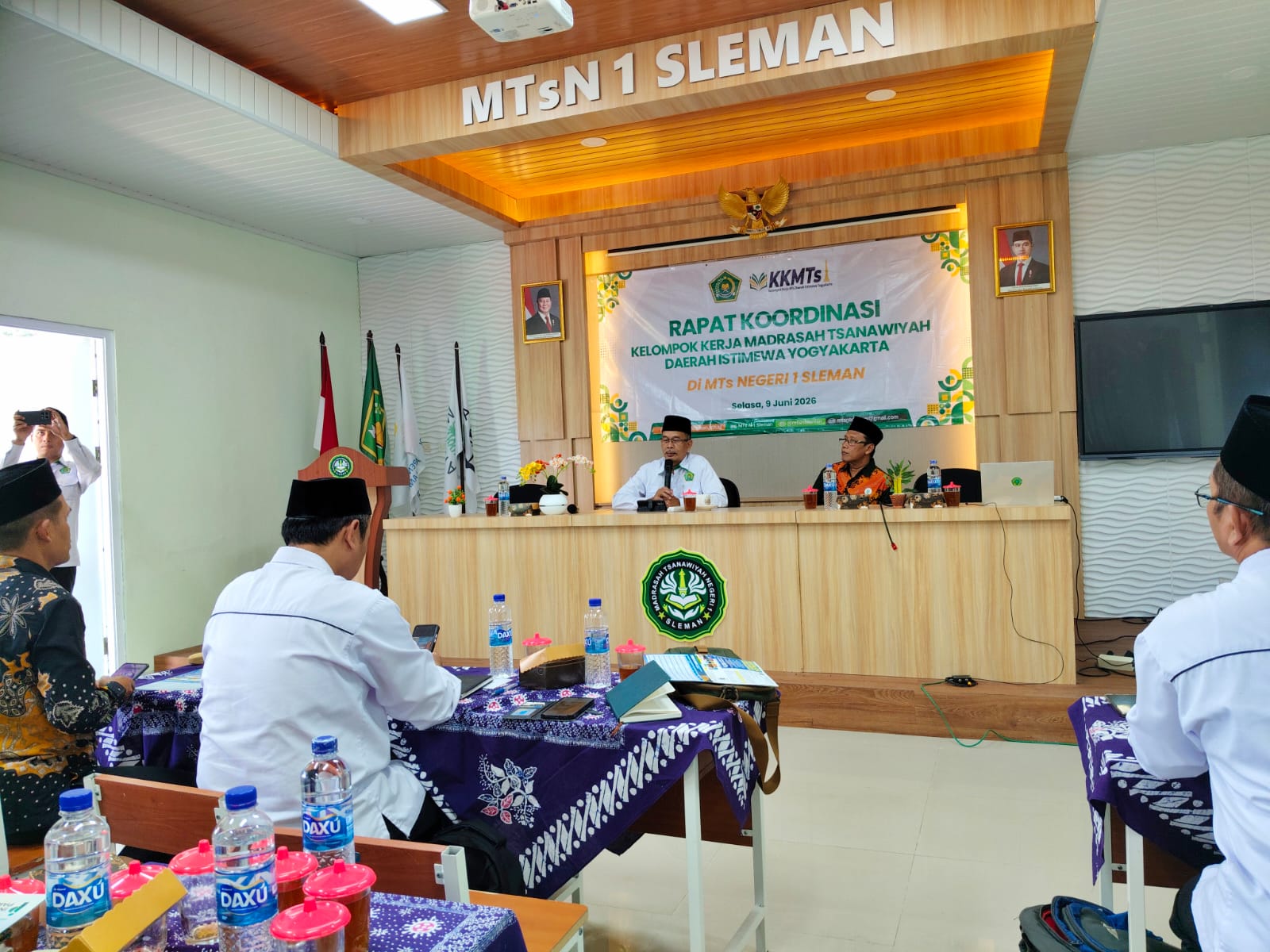 Pertemuan KKMTs DIY di MTsN 1 Sleman Bahas Digitalisasi Data Madrasah dan PMBM Gelombang II