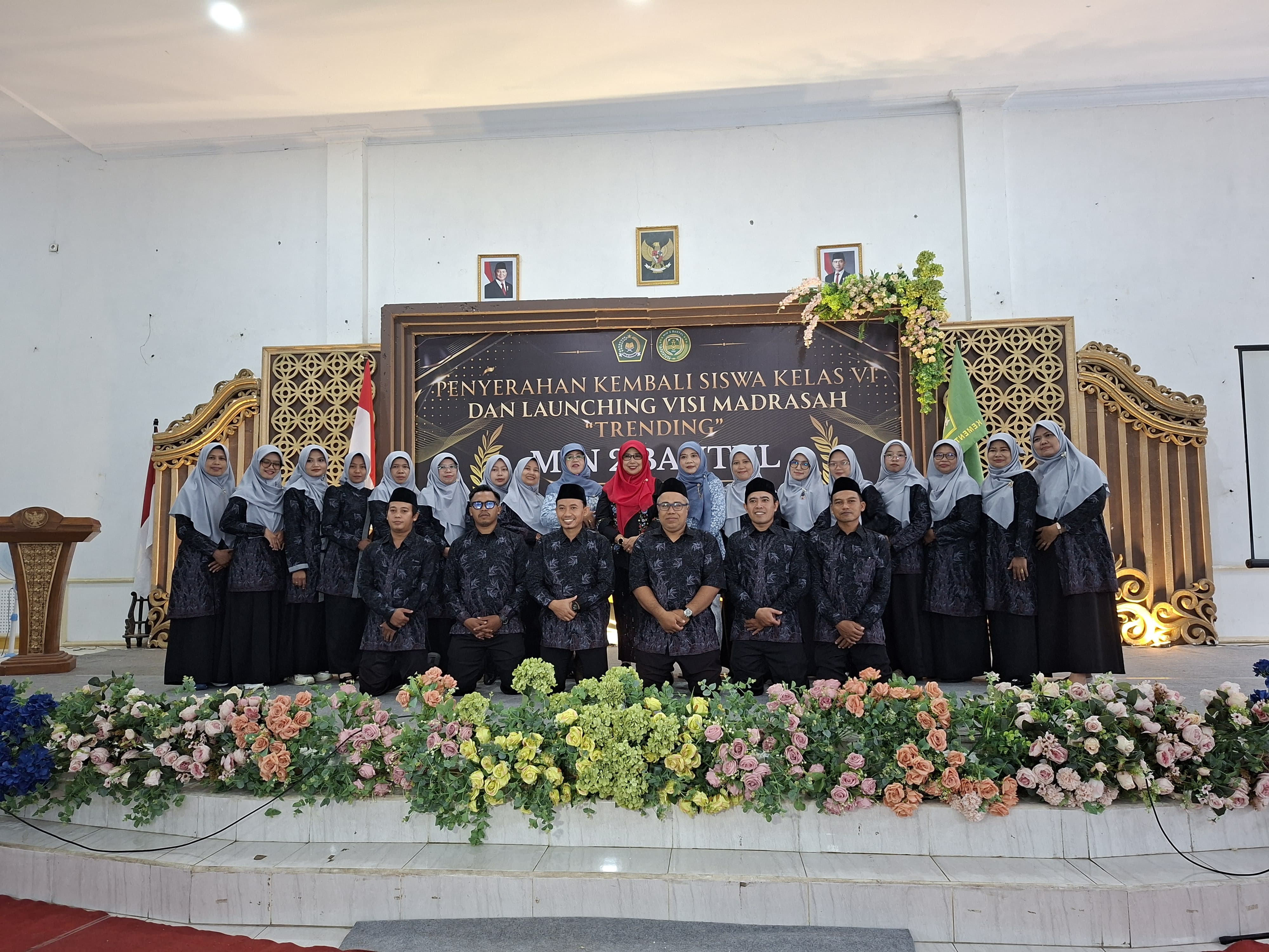 Penyerahan Kembali Siswa Kelas VI dan Launching Visi-Misi TRENDING, MIN 2 Bantul Siapkan Generasi Un