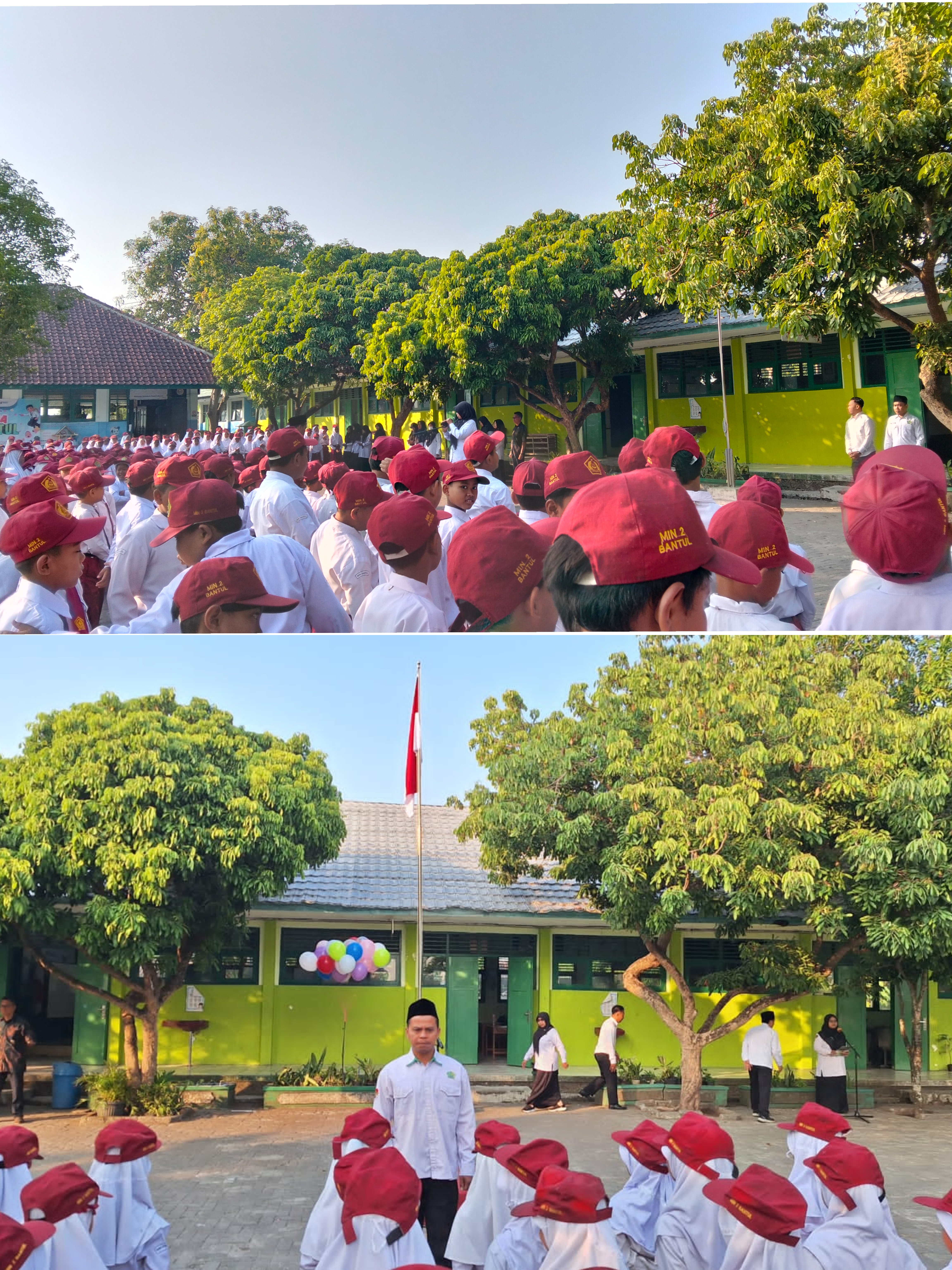 Kepala MIN 2 Bantul Resmi Buka MATAMUDA 2026 Melalui Apel Penyerahan Siswa Baru