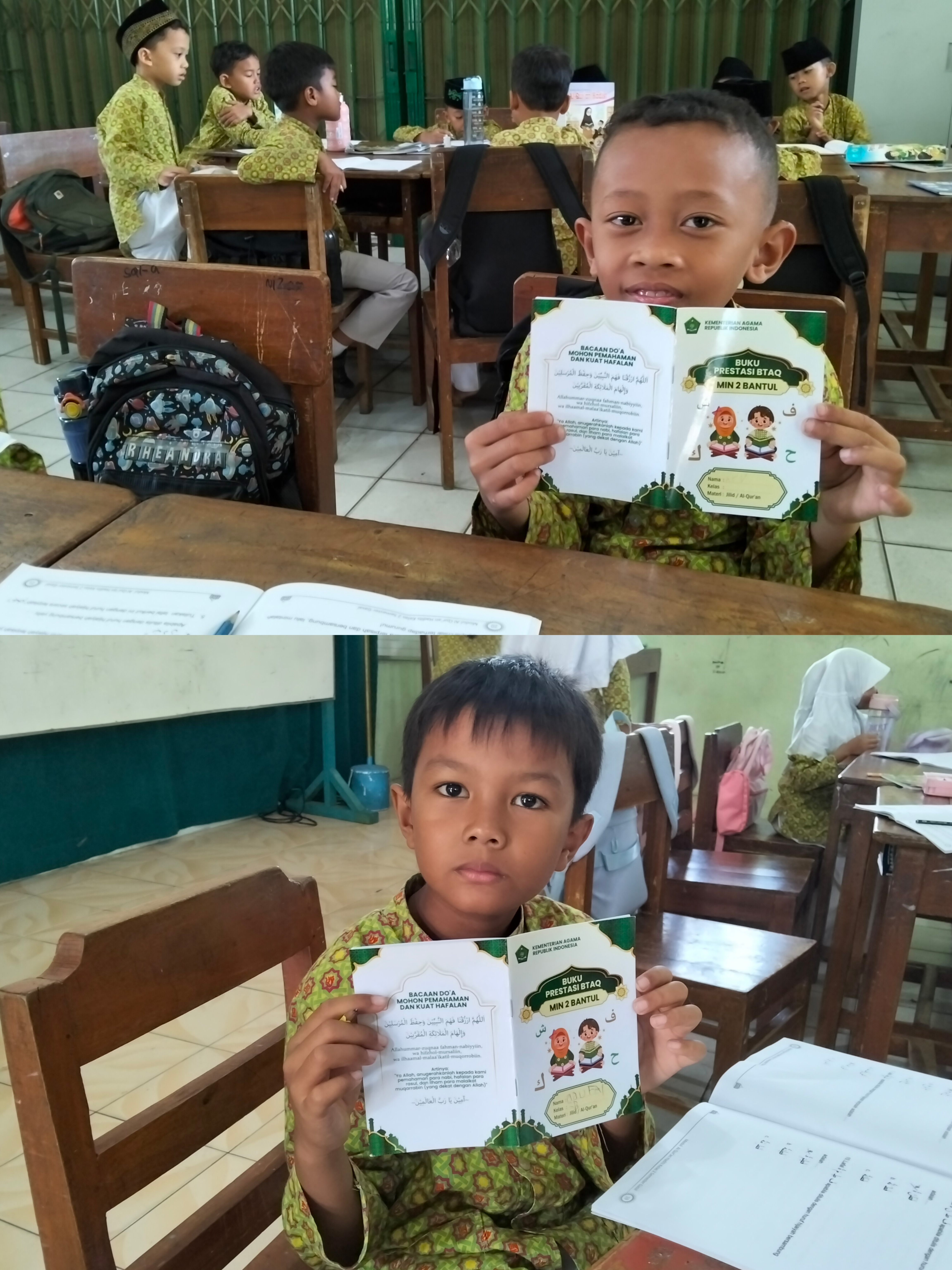 MIN 2 Bantul Bagikan Buku Capaian BTAQ dan Tahfidz kepada Seluruh Murid