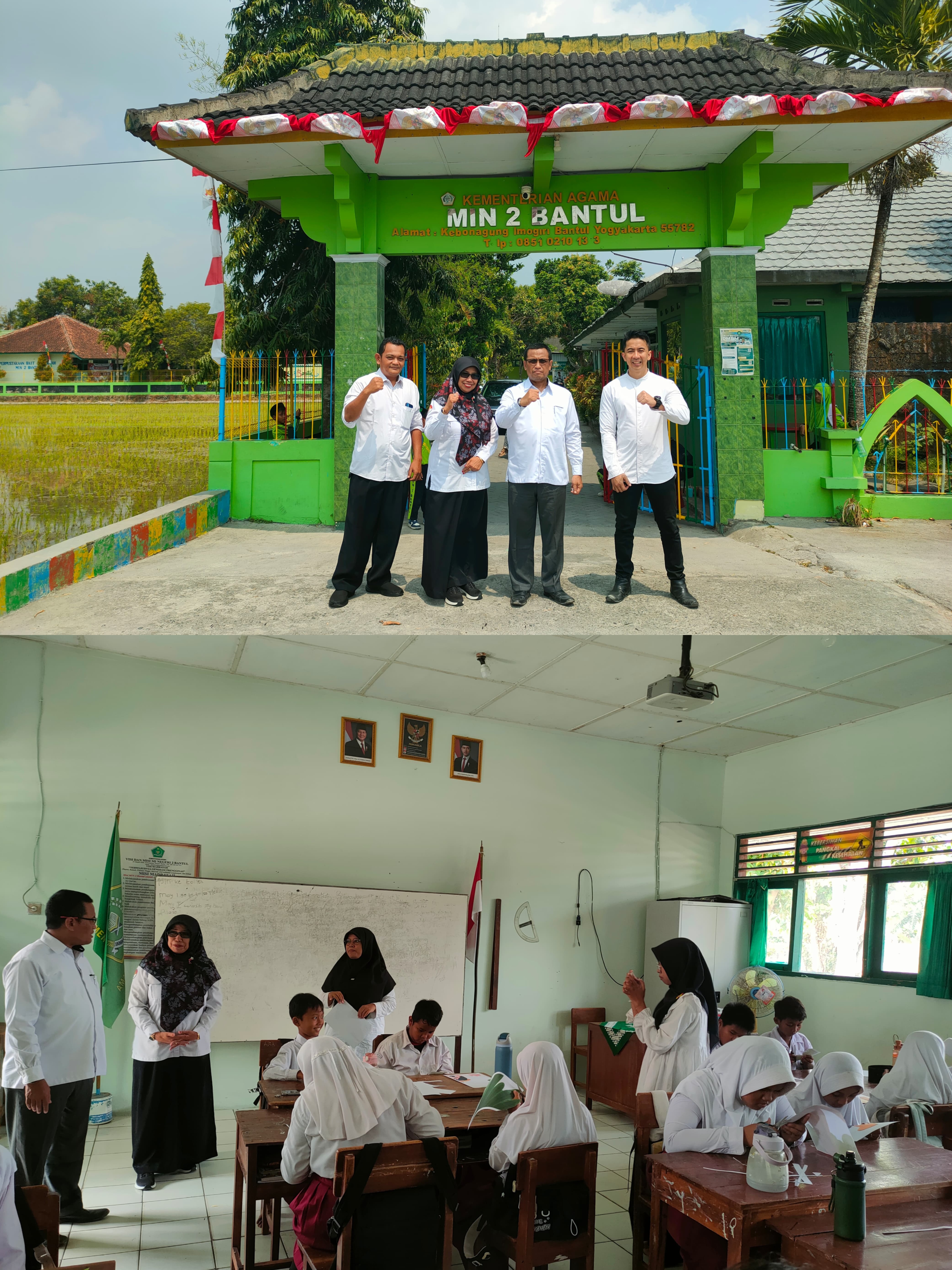 Kunjungi MIN 2 Bantul, Kakanwil Ahmad Bahiej Apresiasi Kelancaran PPDB dan Perkembangan Madrasah