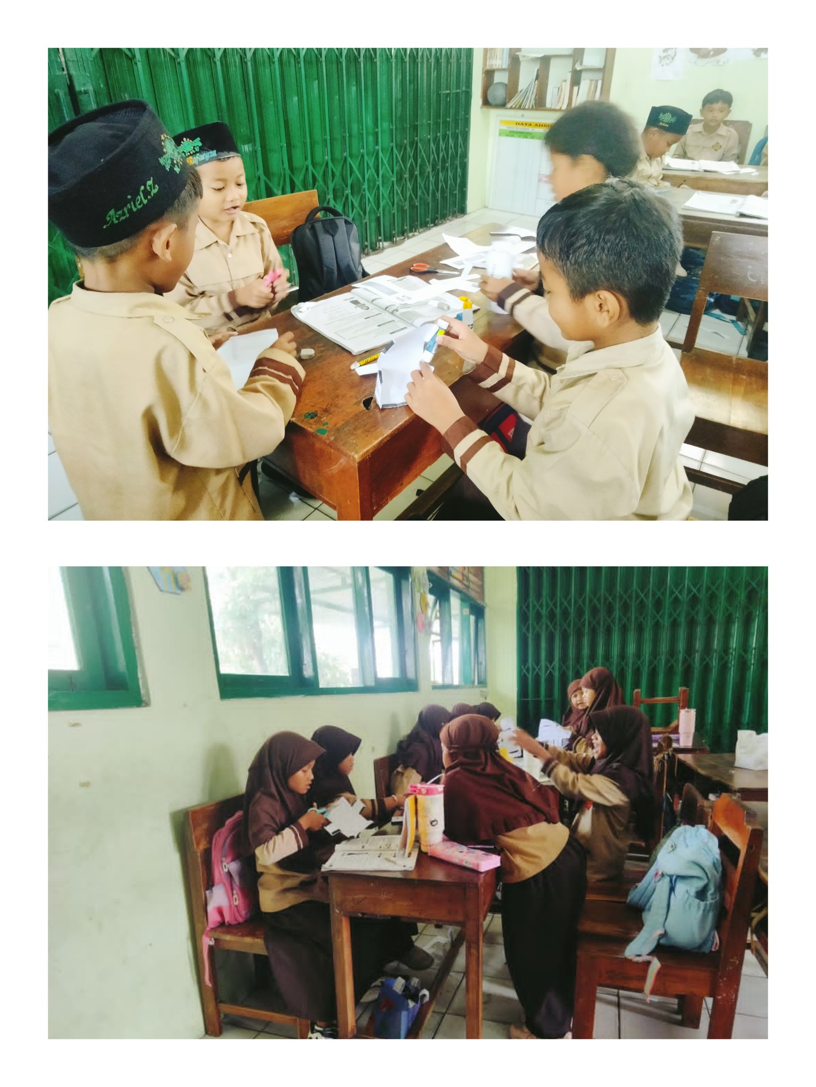 Belajar Pola Kalimat Lebih Menyenangkan dengan Media Dadu, Murid Kelas 2A MIN 2 Bantul Aktif Berkola