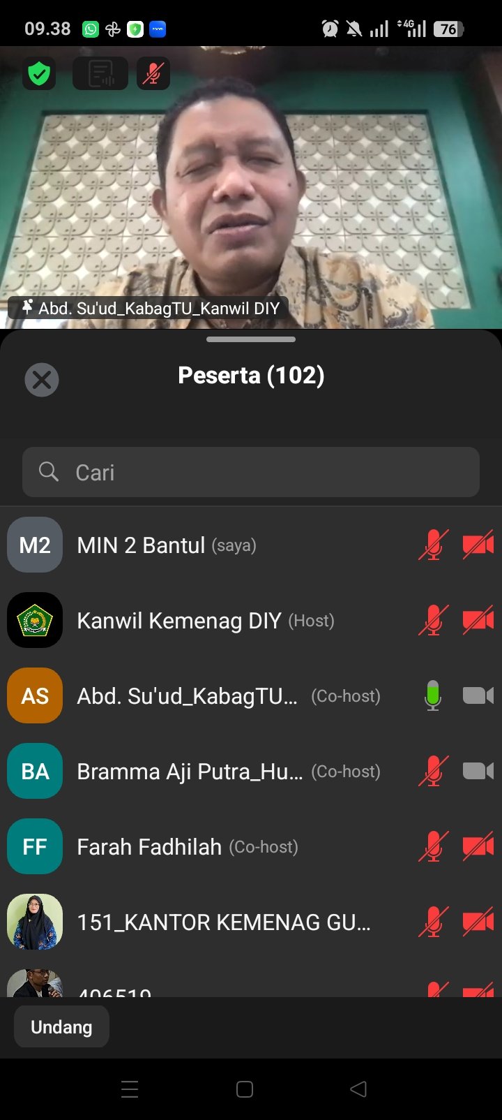 Bangun Ruang Belajar dan Kolaborasi, Humas MIN 2 Bantul Ikuti Koordinasi Magang