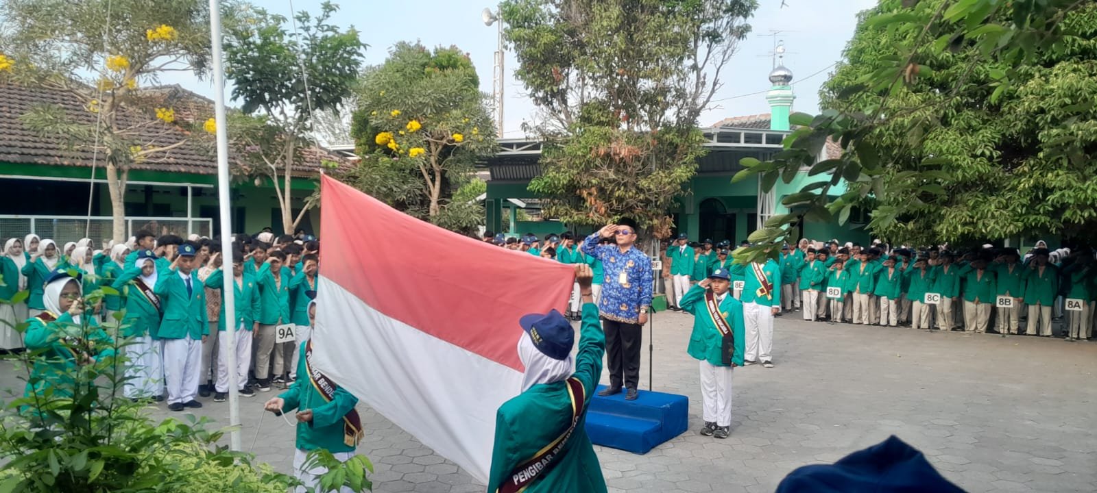 MTsN 7 Bantul Gelar Upacara Hari Kesaktian Pancasila, Teguhkan Nasionalisme Civitas Madrasah