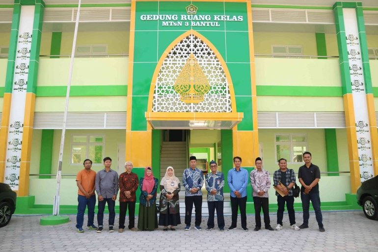 Berdiri Megah, Gedung SBSN Lengkapi RKB MTsN 3 Bantul