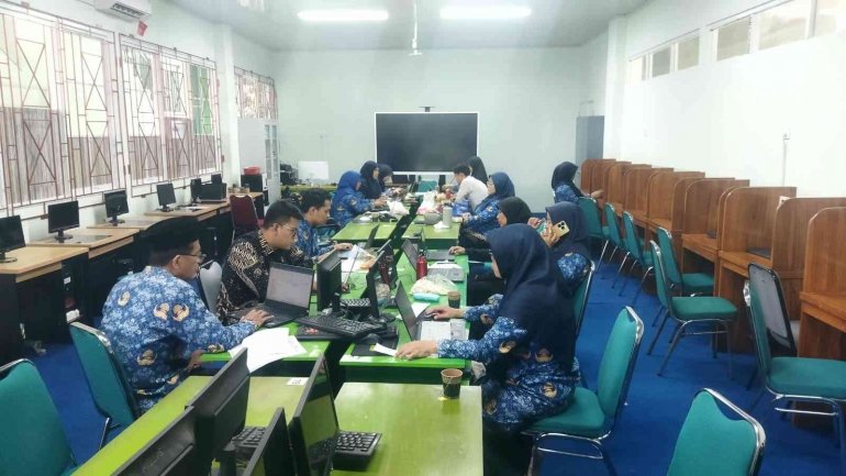 Tim ZI MTsN 6 Bantul Selesaikan Pengisian Eviden ZI Tahun 2026