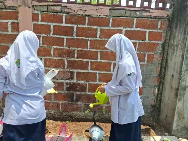 MTsN 6 Bantul Manfaatkan Lahan Sempit Sekolah Jadi Laboratorium Pertanian