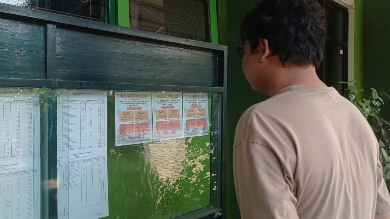 Laporan Hasil SPKP dan SPAK MTsN 6 Bantul Terpasang, Wujud Komitmen Keterbukaan