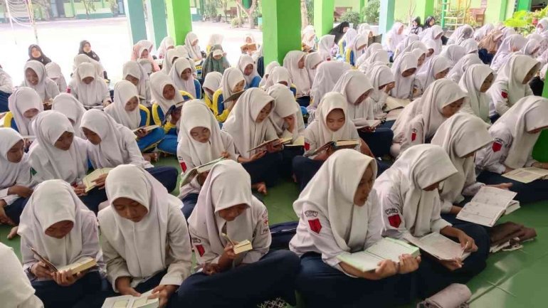 MTsN 2 Bantul Perkuat Hafalan Al-Quran melalui Kegiatan Tahfidz
