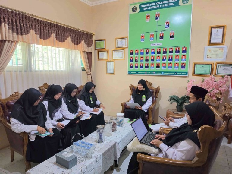 Matangkan EDM, MTsN 2 Bantul Siapkan Data untuk Perbaikan Madrasah