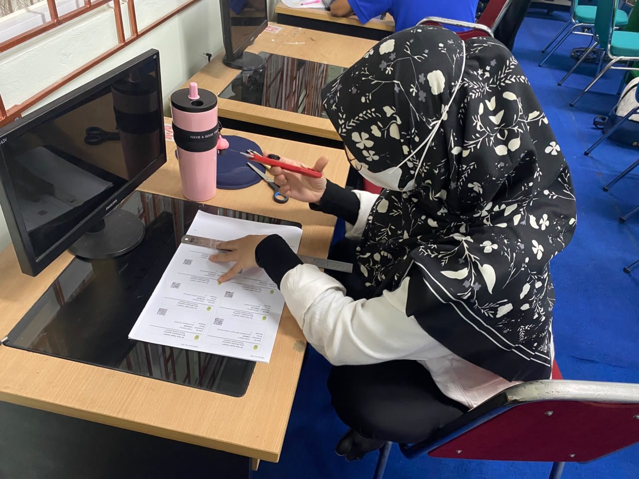 Persiapan Administrasi Simulasi TO melalui Penyiapan Kartu Ujian