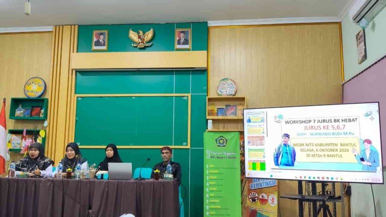 Kepala MTsN 2 Bantul Hadiri Pertemuan MGBK MTs Kabupaten Bantul