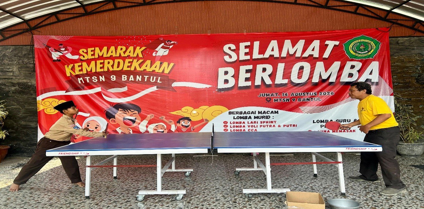 Raket Beradu, Semangat Membara! Murid MTsN 9 Bantul Bersiap Hadapi PKM