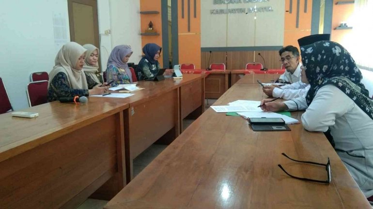 Menuju SPAB Jenjang Pratama, MTsN 6 Bantul Koordinasi dengan BPBD Kabupaten Bantul