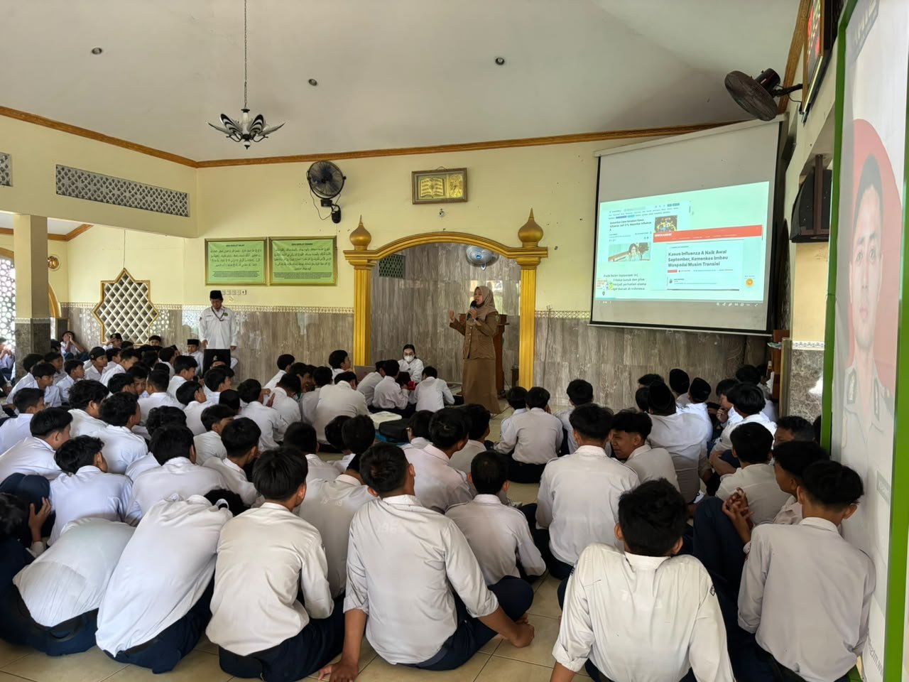 MTsN 9 Bantul Gelar Sosialisasi PHBS Bersama Puskesmas Banguntapan III