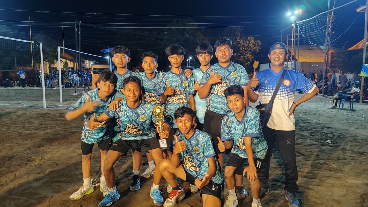 Tampil Penuh Semangat, Tim Voli Putra MTsN 9 Bantul Raih Juara Harapan I PKM 2026