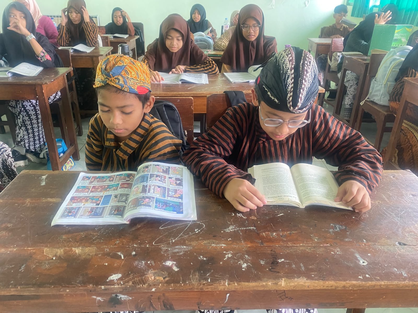 Membaca Jadi Kebiasaan, Literasi Warnai Pagi Siswa MTsN 6 Bantul