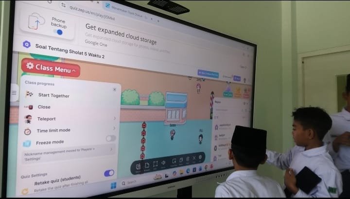 Zep Quiz Hadirkan Asesmen Formatif Siswa MTsN 6 Bantul Makin Antusias
