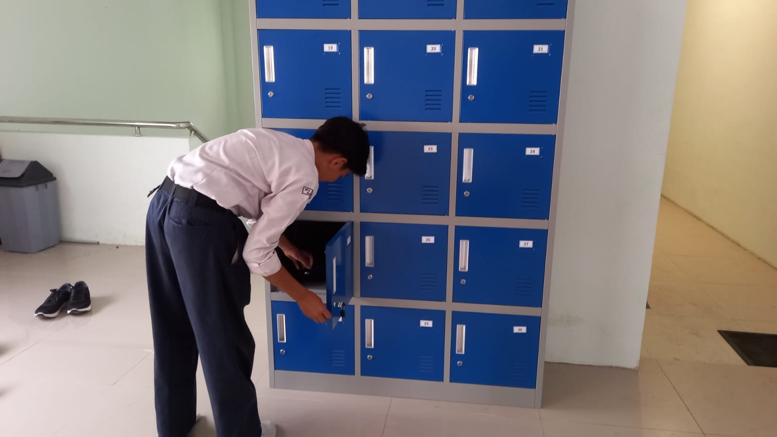De’Talenta Lib Sediakan Loker Tas, Siswa MTsN 6 Bantul Makin Tertib
