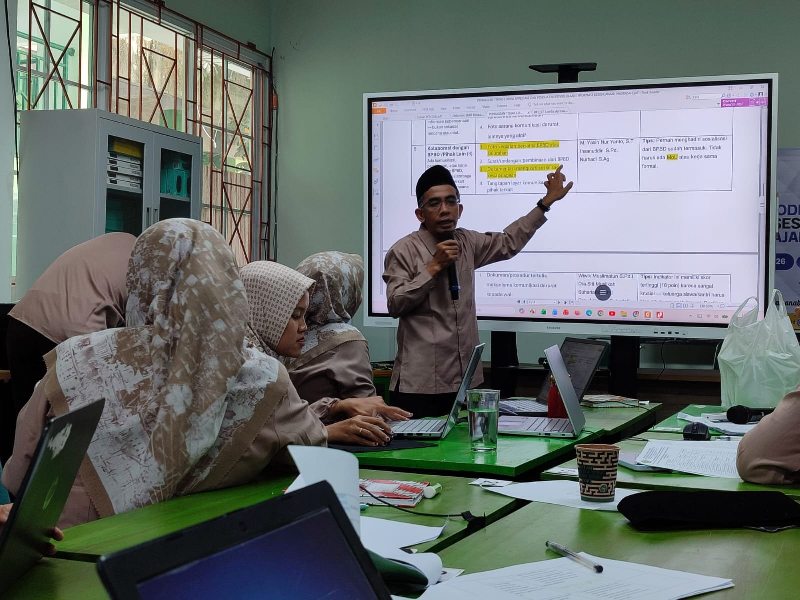Siapkan Aksi Terbaik, Tim Lomba Informasi Kebencanaan MTsN 6 Bantul Matangkan Strategi